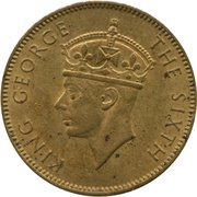 ½ Penny - George VI Without "King and Emperor" obverse image