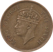 1 Penny - George VI Without "King and Emperor" obverse image