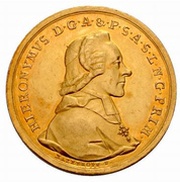 12 Ducat - Hiéronymus von Colloredo obverse image