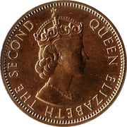 1 Penny - Elizabeth II Jamaican Coinage obverse image