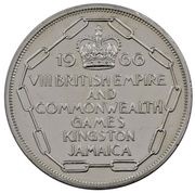 5 Shillings Commonwealth Games reverse image