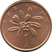 1 Cent Wide legend reverse image