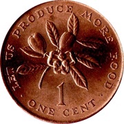 1 Cent F.A.O. reverse image