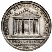 12 Ducat - Hiéronymus von Colloredo Pattern, Austria, 1782 reverse image