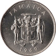 10 Cents Wide legend; non-magnetic obverse image
