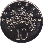 10 Cents Independence reverse image
