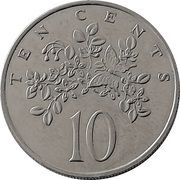 10 Cents Wide legend; magnetic reverse image