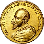 14 Ducat - Markus Sittikus von Hohenems obverse image