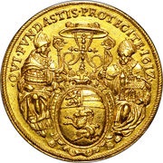 14 Ducat - Markus Sittikus von Hohenems, Austria, 1612 reverse image