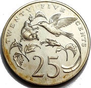 25 Cents Wide legend reverse image