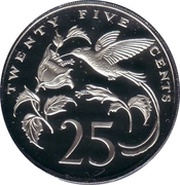 25 Cents Independence reverse image