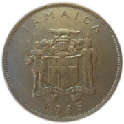 25 Cents Bank of Jamaica obverse image