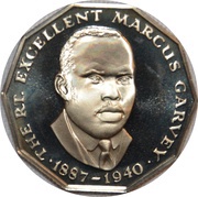 50 Cents Independence, Jamaica, 1983 reverse image