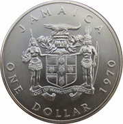 1 Dollar Wide legend obverse image