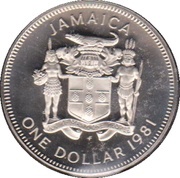 1 Dollar Narrow legend; small type obverse image
