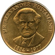 1 Dollar Magnetic reverse image