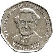 1 Dollar Heptagonal, Jamaica, 1994-2008 reverse image