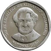 1 Dollar Round, Jamaica, 2008-2022 reverse image