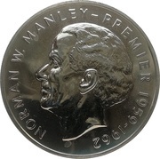 5 Dollars Independence; copper-nickel, Jamaica, 1983 reverse image