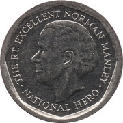 5 Dollars, Jamaica, 1994-2022 reverse image