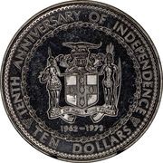 10 Dollars Independence obverse image