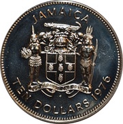 10 Dollars Horatio Nelson; copper-nickel obverse image
