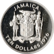 10 Dollars Horatio Nelson; silver proof obverse image