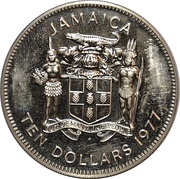 10 Dollars George Rodney; copper-nickel obverse image