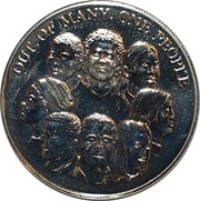 10 Dollars Jamaican unity; copper-nickel, Jamaica, 1978 reverse image
