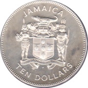 10 Dollars Butterfly; copper-nickel obverse image