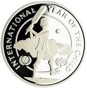 10 Dollars International Year of the Child, Jamaica, 1979 reverse image