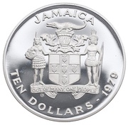 10 Dollars International Year of the Child; piedfort obverse image