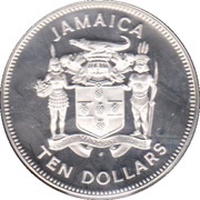 10 Dollars American crocodile; copper-nickel obverse image