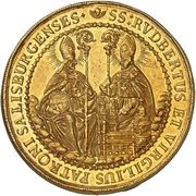 25 Ducat - Johann Ernst von Thun, Austria, 1687 reverse image