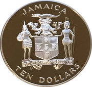 10 Dollars Summer Olympics obverse image