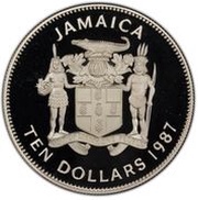 10 Dollars Marcus Garvey obverse image