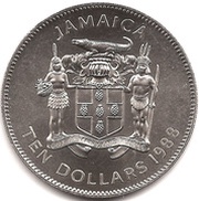 10 Dollars Year of the Worker; copper-nickel obverse image