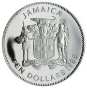 10 Dollars Year of the Worker; silver proof obverse image