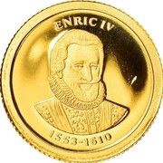1 Diner Henry IV of France, Andorra, 2013 reverse image