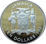 10 Dollars Royal Visit obverse image