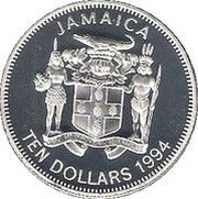10 Dollars Ernest Hemingway obverse image