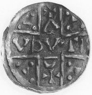 Denier - Hartwig et duc Adalbéron de Carinthie, Austria, 1012-1023 reverse image