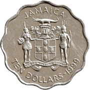 10 Dollars Scalloped obverse image