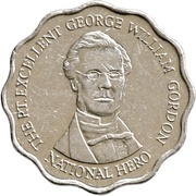 10 Dollars Scalloped, Jamaica, 1999-2005 reverse image