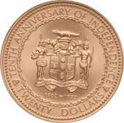 20 Dollars Independence obverse image