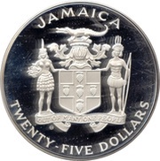 25 Dollars World Cup obverse image