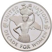 25 Dollars Decade for Women reverse image