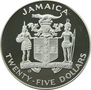 25 Dollars Summer Olympics; boxing obverse image