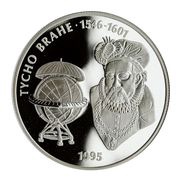 25 Dollars Tycho Brahe, Jamaica, 1995 reverse image