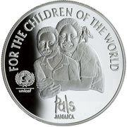 25 Dollars UNICEF, Jamaica, 2001 reverse image